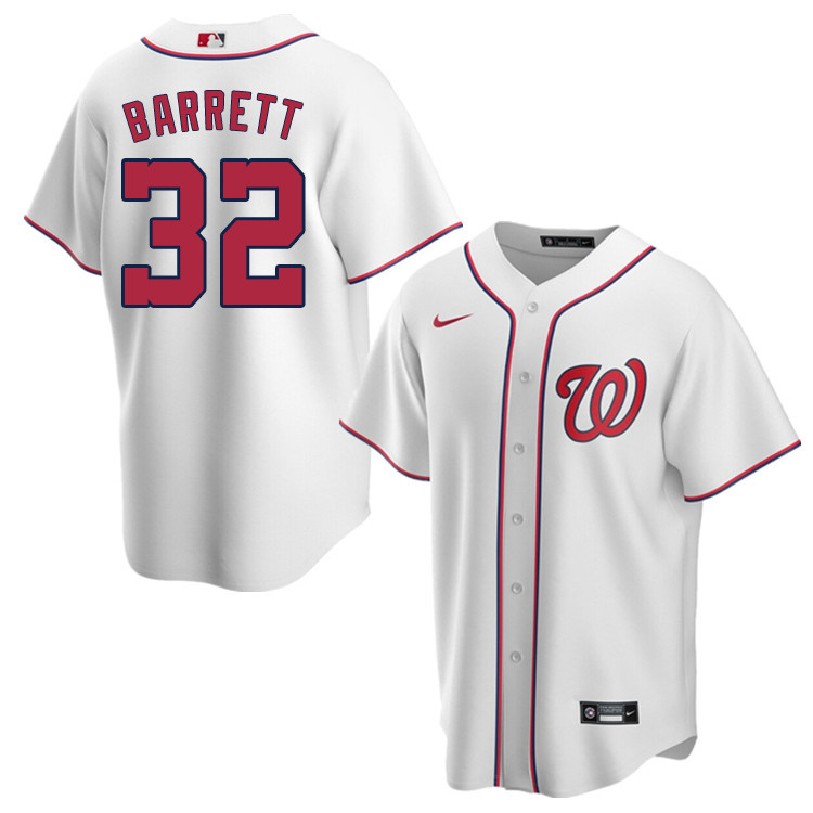 Nike Men #32 Aaron Barrett Washington Nationals Baseball Jerseys Sale-White